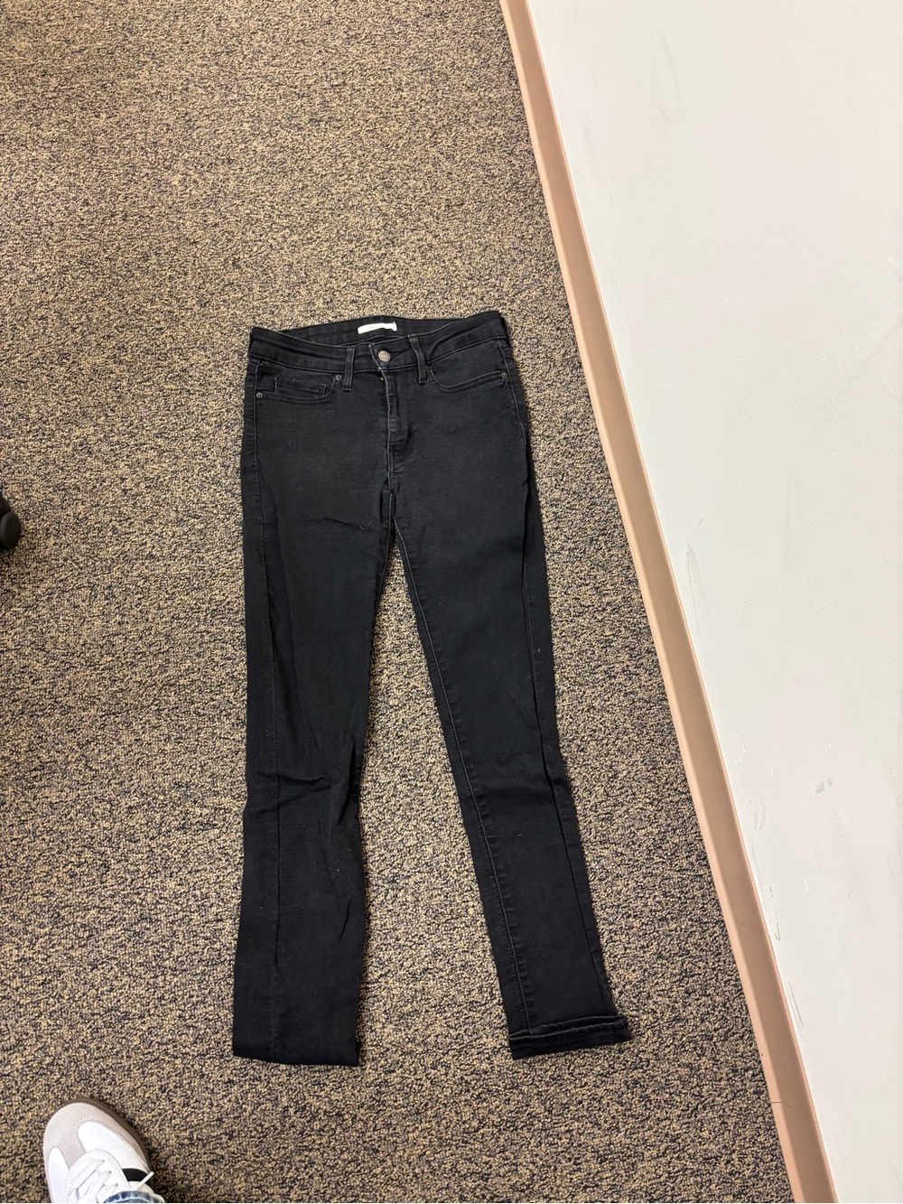 Levi's 711 Skinny Women’s Black Jeans - Washed Black